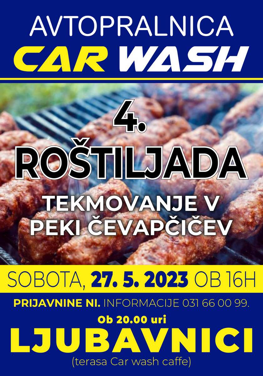 5. obletnica avtopralnice Car Wash in Car Wash Cafeja